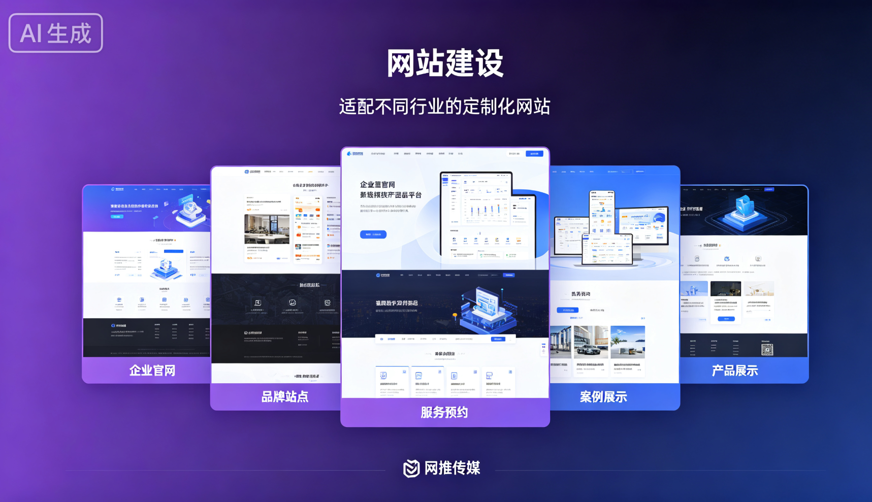 亳州网站建设宣传图展示专业官网制作效果